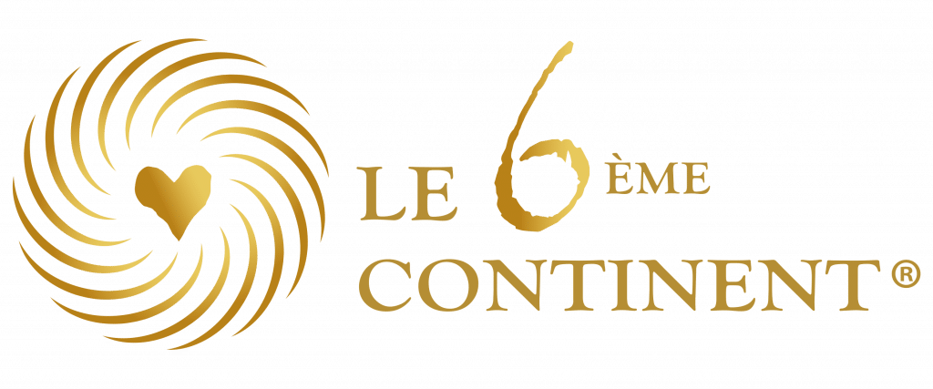 Logo officiel du Massage du 6e Continent – méthode holistique développée par la Fédération du Massage des 5 Continents